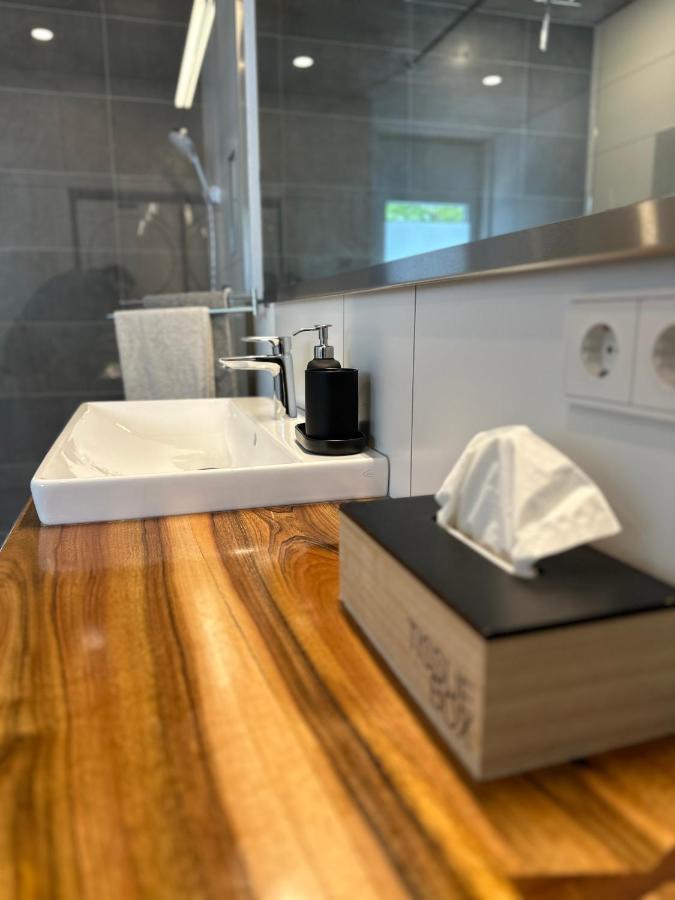 Moderne Ferienwohnung Rhenum mit Wallbox Waldshut-Tiengen Exterior foto