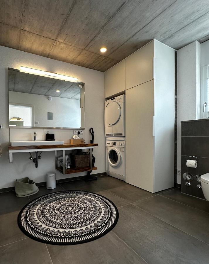 Moderne Ferienwohnung Rhenum mit Wallbox Waldshut-Tiengen Exterior foto